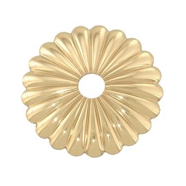 B&P Lamp® Stamped Brass Rosette, 2 1/8" Dia.