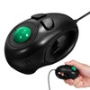 Gadpiparty Portable Handheld 4D Wired Mini Trackball Mouse Ergonomic Design
