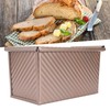 Loaf Pan with Lid for Baking Bread Nonstick Corrugated Steel