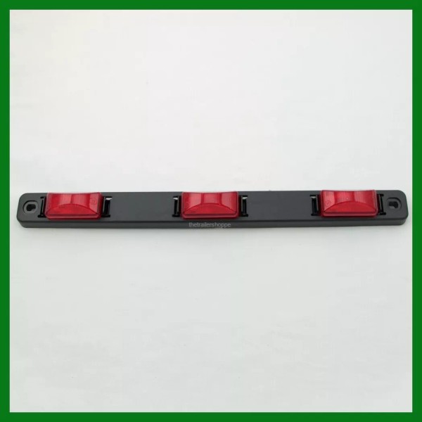 N/A Red 3 Incandescent Marker Lights Combination Clearance ID Bar