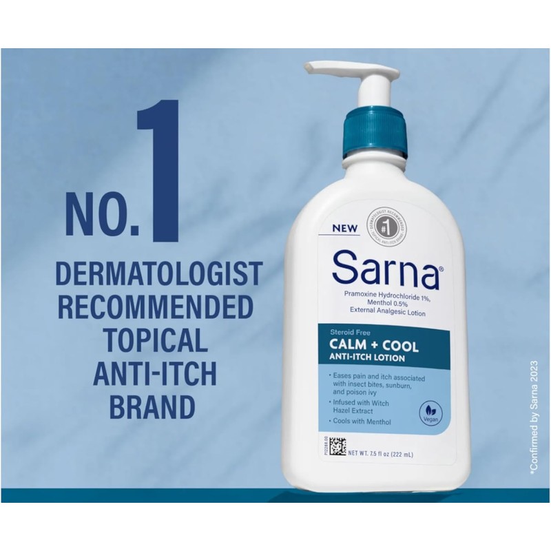 Sarna Calm + Cool Anti-Itch Lotion 7.5 Fl. Oz. (Pack