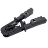 Ratcheting Modular Data Cable Crimper Wire Stripper Cutter 4P 6P