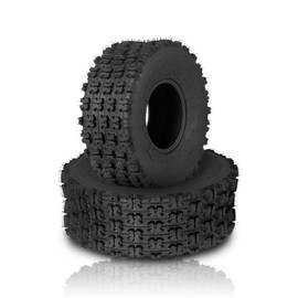 Autoforever Set of 2 22x11-9 ATV UTV Tires,All-Terrain Mud Tirs 22x11x9,6 Ply,Tubeless,No-Directional Knobby Tread