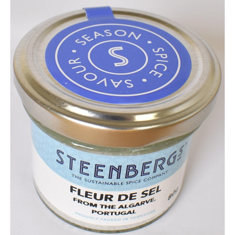 Steenbergs Fleur De Sel Sun Dried Sea Salt Standard Jar