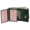 Luxury Leather Ladies Purse Wallet XXL Wallet with Press Stud