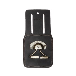 Style n Craft Spring-Loaded Swivel Hammer Holder, Full-Grain Oiled Leather Hatchet Holder, Compatible with All Types of Hammers and Hatchets, Dark Brown (74440)