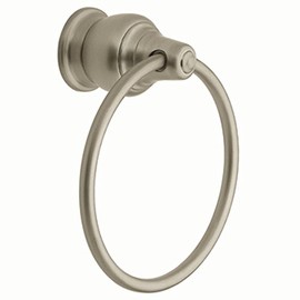 Moen YB4786BN Monticello Towel Ring, Brushed Nickel