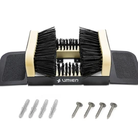 Umien™ Boot Scraper Outdoor Shoe Brush with Flaps - Cleaning Heavy-Duty Shoe Cleaner and Boot Scrubber for Mud, Dirt, and Snow - Durable Weather-Resistant Outdoor Shoe Cleaning Tool