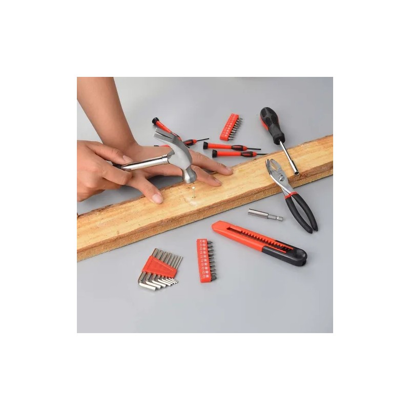 Kit Herramientas Manuales Juego Herramienta Mecánicas 39 Pcs