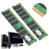 2Pcs Memory Module Desktop Computer DoubleSided 16Grain for AMD DDR