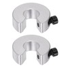 HARFINGTON 2pcs Shaft Collar Set for Linear Rail SBR12, Clamp-on
