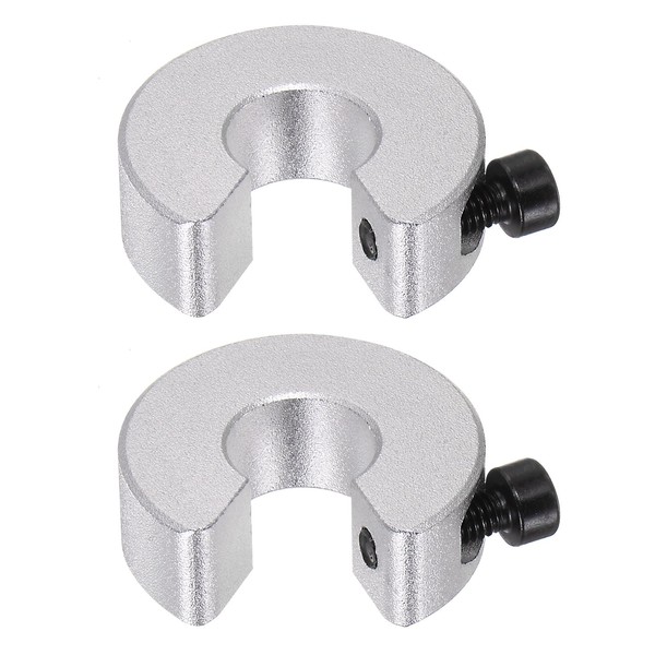HARFINGTON 2pcs Shaft Collar Set for Linear Rail SBR12, Clamp-on