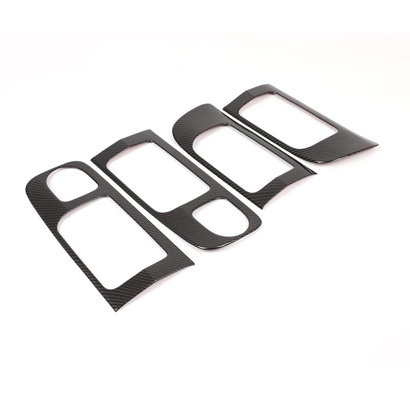 LLKUANG Car Inner Door Handle Frame Panel Cover Trim for
