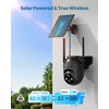 Security Cameras Wireless Outdoor Solar: 2K WiFi Camera for Home