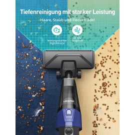 Corded Stick Vacuum Cleaner, Aspiron Small Vacuum Cleaner with 20kPa Powerful Suction & 0.88QT Dust Cup and 32ft Power Cord, 5-in-1 Handheld Lightweight Bagless vacuum cleaner carpet and floor for Pet