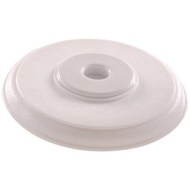 Hardware Essentials 852092 Self Adhesive Cover Up Wall Mount Door Stop White 5-3/8"