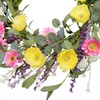 20 Inch Spring Wreath for Indoor Outdoor Summer Wreath Artificial