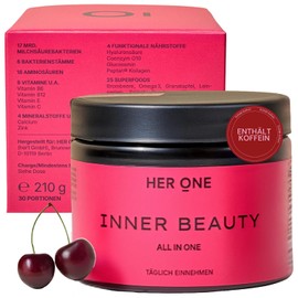 HER ONE Inner Beauty Nutrient Complex Drink Multivitamin Powder & Intestinal Bacteria Multivitamins & Minerals for Women Multivitamin Preparations & Minerals Beauty Drink Cherry