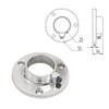 Wardrobe Rail Round Chrome Hanging Rail 400MM Free END Supports