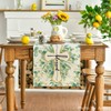 Artoid Mode Blessed Cross Eucalyptus Table Runner, Spring Summer Seasonal