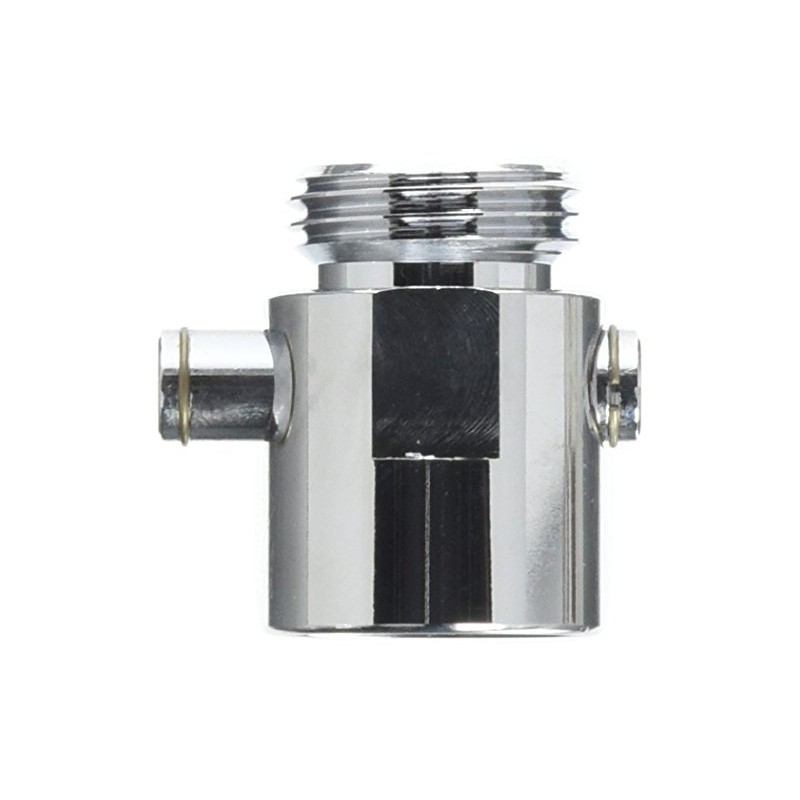 Showerhead Volume Control for Fixed and Handheld Showerheads, Starlight Chrome