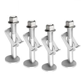 CYPLIDD Front Lower Control Arm Cam Bolts Kit Compatible with Ford F150 2015-2024 Lincoln Navigator 2018-2024 Replace FL3Z-3B236-A FL3Z3B236A (Pack of 4)