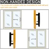 TPard Sliding Glass Patio Door Handle Set with Key Cylinder