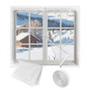 Window Plastic Insulation Kit, Window Insulation Covering Film (59"*59")