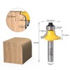 THF 5 Pieces Round Over Milling Cutter Bits, 8 mm