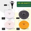 Keadic 8Pcs 4inch Buffing Polishing Wheel Kit Includes Polishing Compounds,