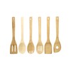 Premier Housewares 1103971 Utensils, Bamboo, Natural, 1 x 6 x