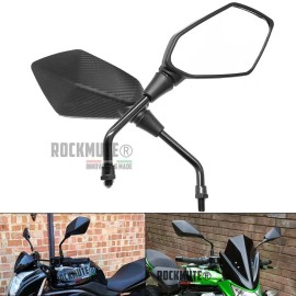 RockMute For SCL500 CMX REBEL 300 500 1100 SHADOW Wide Angle Rear View Mirror CarbonSport