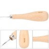 Rhombus Awl Wooden Handle Scratch Awl Beech Handle Diamond Point