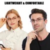 AQWANO 4 Pack Computer Reading Glasses Blue Light Blocking Lightweight