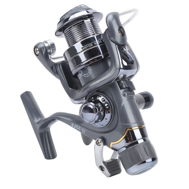 Spinning Reel 5 Bearing 5.1:1 Gear Ratio Dual Brake Fishing