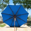 Formosa Covers 9ft Umbrella Replacement Canopy 8 Ribs in Royal