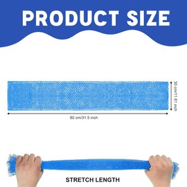 3 Stück Peeling Waschlappen, African Net Sponge Loofah, Rückenschrubber Rückenbürste, Peelinghandschuh Körperschrubber, Duschschwamm, Badeschwamm Duschschwamm, Peeling Körper Schwamm Luffa