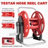 YESTAR Garden Water Hose Reel Cart,Holds 55-100 Ft of 5/8