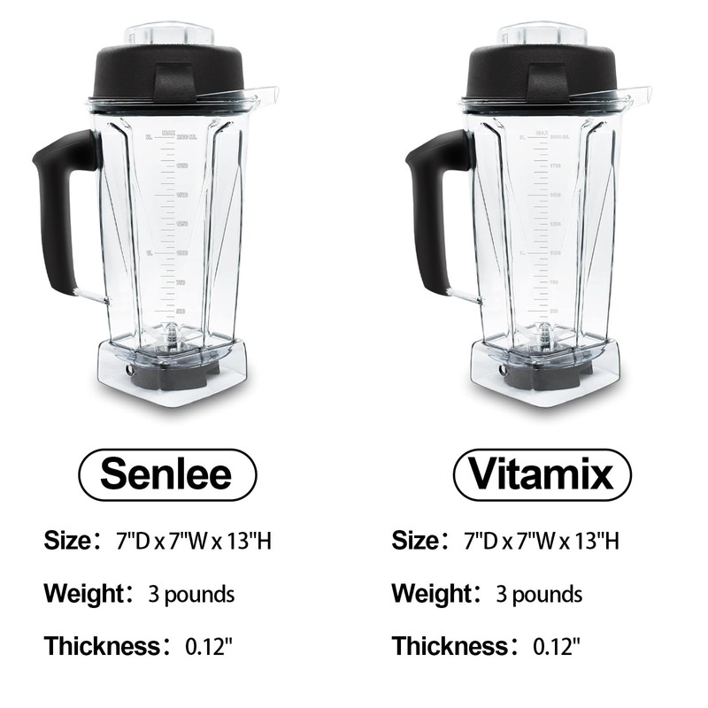 For Vitamix Blender Pitcher 64oz, Replacement for Vitamix 5200 5000