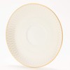 Narumi 52072-1946 Cup and Saucer, Ruffled Gold, 5.9 inches (15