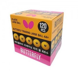 Butterfly Large Plastic Table Tennis Ball 120 Count