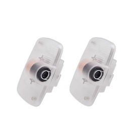 Courtesy Lamp, Car Door Lamp, Door Welcome Light, Courtesi LED Logo Projection, Tools Included, Compatible GTR R35 R34