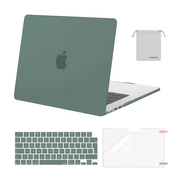 MOSISO Compatible with MacBook Air 15 inch Case M4 M3