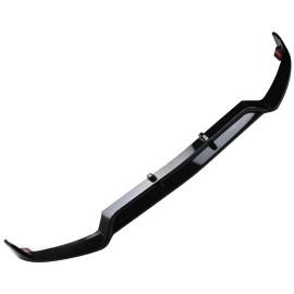 Unbranded For 2015-2018 Benz W205 C-Class Gloss Black Front Bumper Lip Splitter