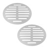 Round Drain Cover Grates Fit 5-inch Drain Stainless Steel Strainer
