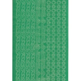 Starform Christmas Borders Peel Off Sticker 874 Green