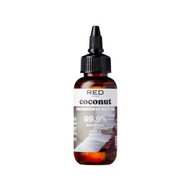 Red by Kiss Professional 99.9% Natural Hair Oil, Organic Vegan Oil Blend for Shine & Nourish Hair, Biotin Infused, Moisturize Hydration & Smooth Hair (Coconut, 2.5 Fl Oz)