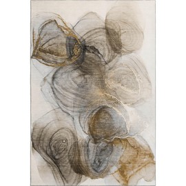 Addison Rugs Mayfield AMF513 Brown 5' x 7'6" Indoor Premium Machine Washable Rug, Silky Soft, Easy Clean, Non Shedding, Bedroom, Living Room, Dining Room, Kitchen, Patio Rug