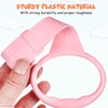 Kisangel 4Pcs Baby Pull up Rings Playpen Handle Straps Plastic