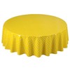 Home Direct Oilcloth Tablecloth Washable Round 140 cm Small Dots